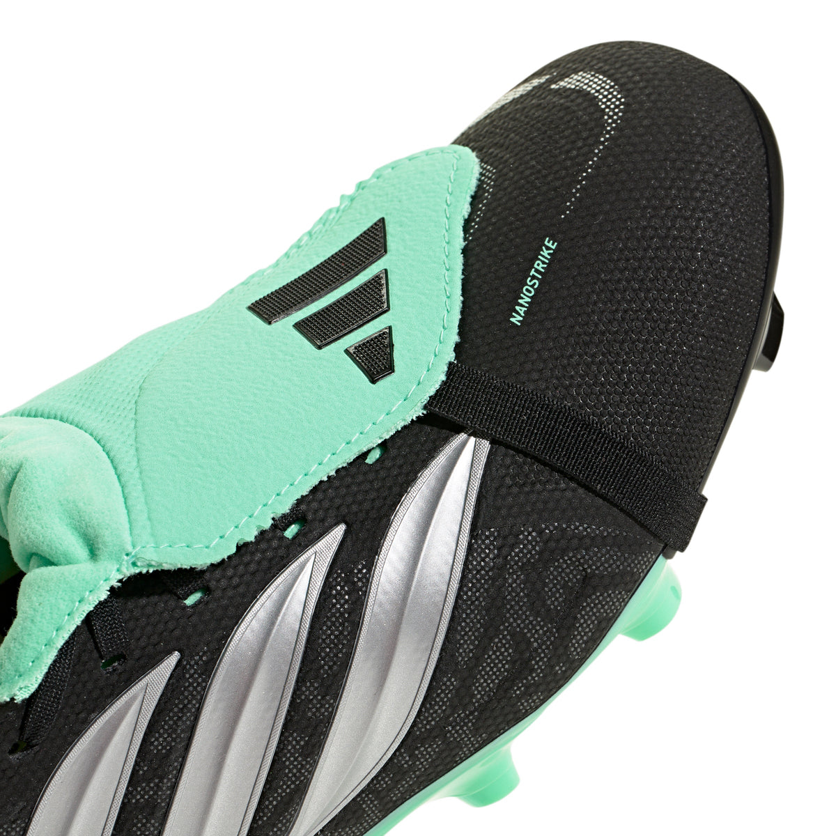 adidas Predator League Fold-Over Tongue FG Firm Ground Men's Soccer Cleats - Black/Silver/Mint - Best Buy Soccer