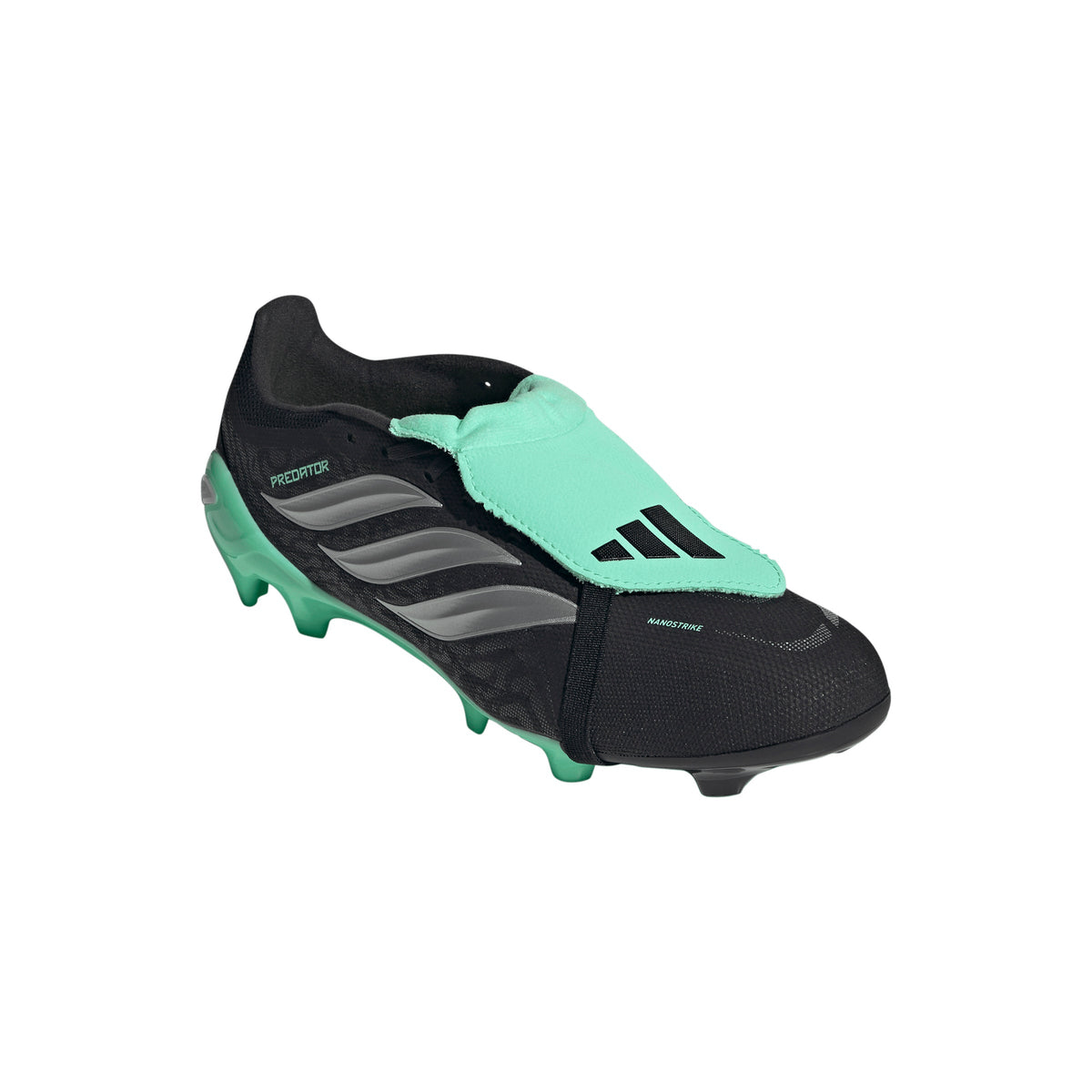 adidas Predator League Fold-Over Tongue FG Firm Ground Men's Soccer Cleats - Black/Silver/Mint - Best Buy Soccer