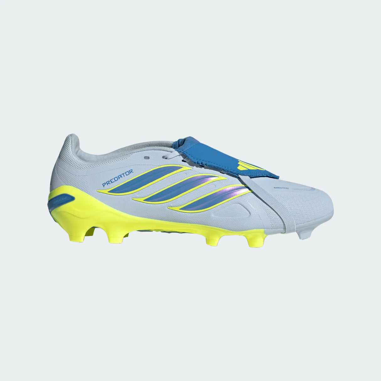 adidas Predator League Fold-Over Tongue FG Firm Ground Men's Soccer Cleats - Sky/Blue/Yellow - Best Buy Soccer