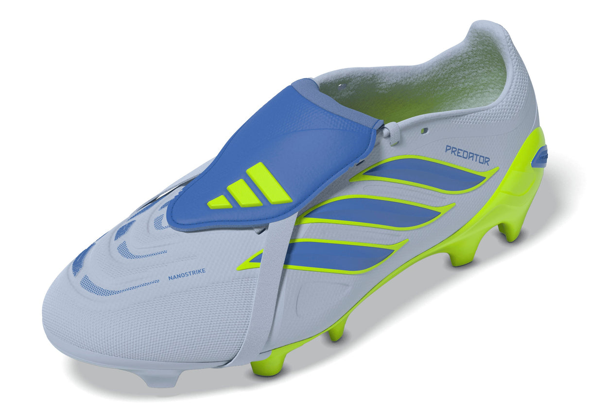 adidas Predator League Fold-Over Tongue FG Firm Ground Men's Soccer Cleats - Sky/Blue/Yellow - Best Buy Soccer