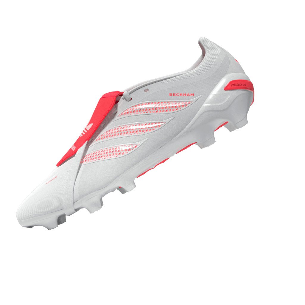 adidas Predator League Fold-Over Tongue FG Firm Ground Men's Soccer Cleats - White/Silver/Red - Best Buy Soccer
