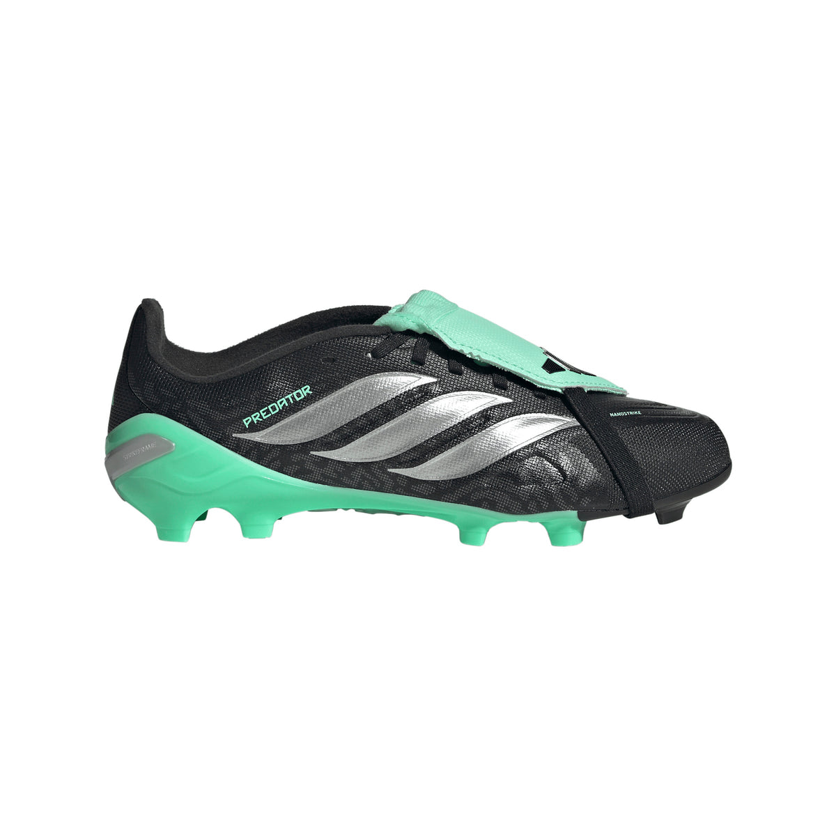 adidas Predator League Fold-Over Tongue FG Firm Ground Youth Soccer Cleats - Black/Silver - Best Buy Soccer