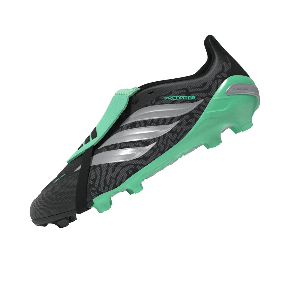 adidas Predator League Fold-Over Tongue FG Firm Ground Youth Soccer Cleats - Black/Silver - Best Buy Soccer