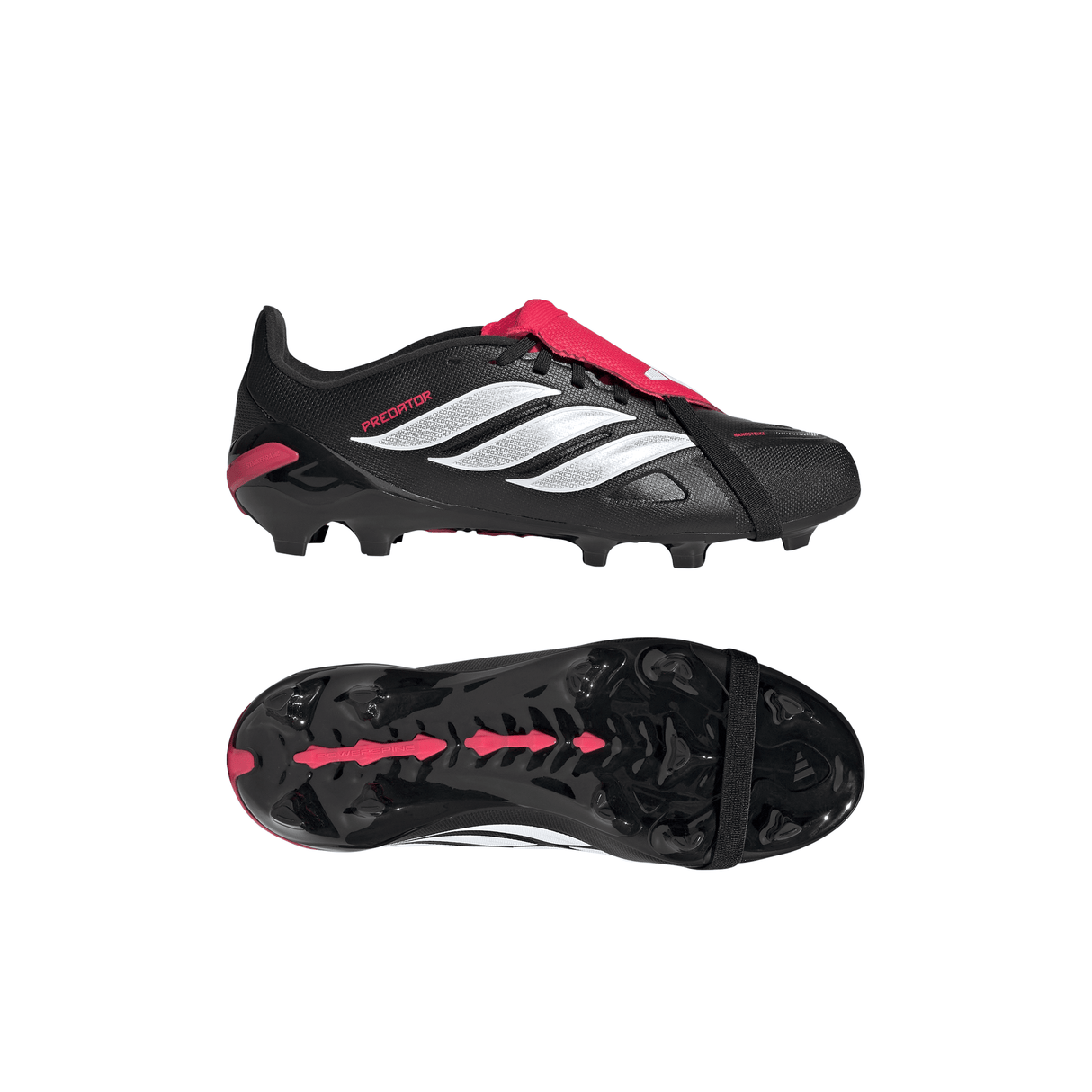 adidas Predator League Fold-Over Tongue FG Firm Ground Youth Soccer Cleats - Black/White - Best Buy Soccer