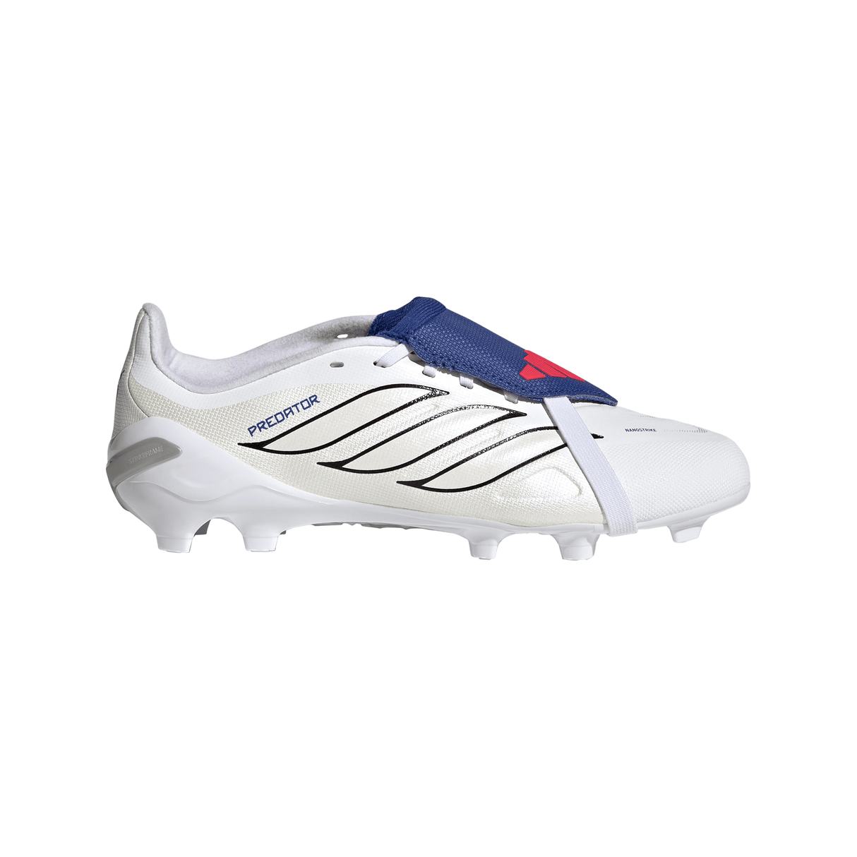 adidas Predator League Fold-Over Tongue FG Firm Ground Youth Soccer Cleats - White/Zero Metallic/Blue - Best Buy Soccer