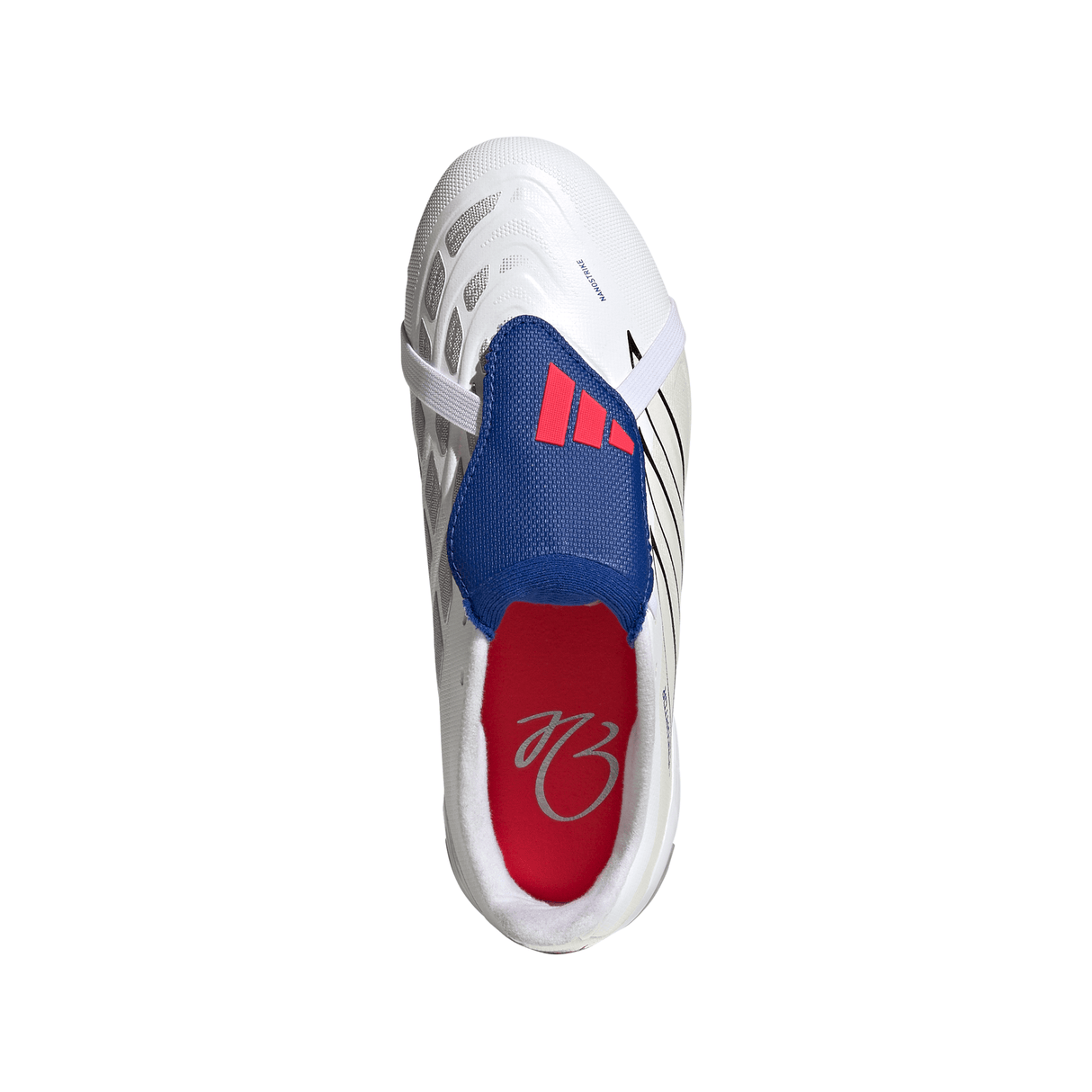 adidas Predator League Fold-Over Tongue FG Firm Ground Youth Soccer Cleats - White/Zero Metallic/Blue - Best Buy Soccer