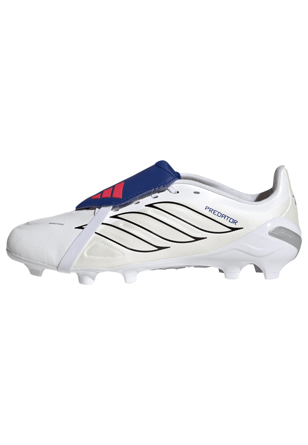 adidas Predator League Fold-Over Tongue FG Firm Ground Youth Soccer Cleats - White/Zero Metallic/Blue - Best Buy Soccer
