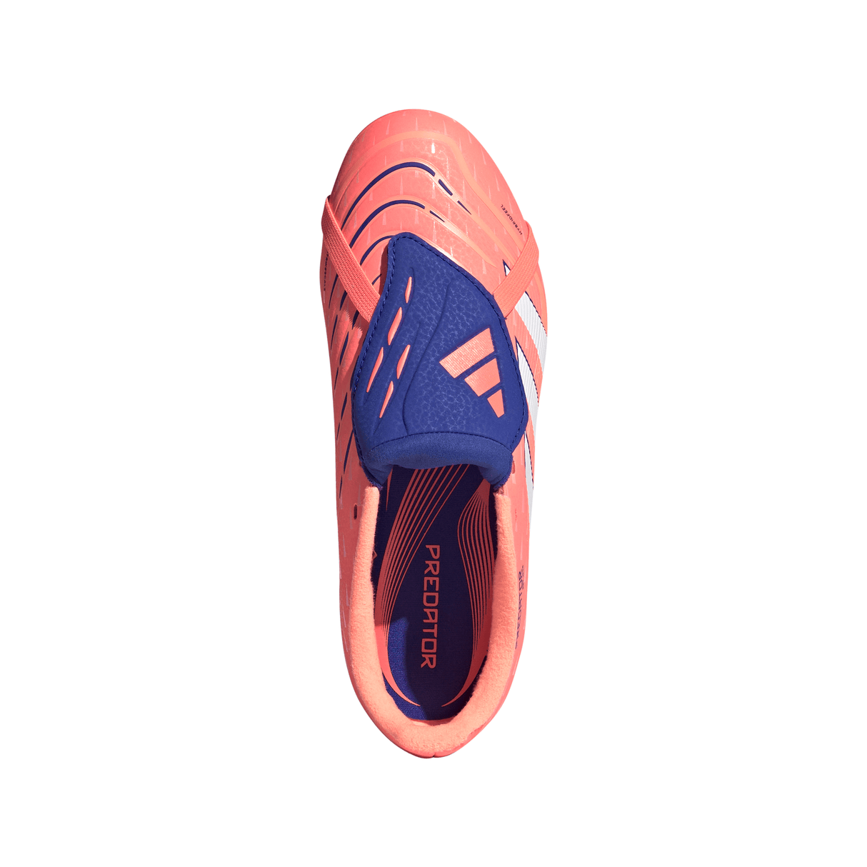 adidas Predator League Fold-Over Tongue FG/MG Youth Soccer Cleats - Orange/White - Best Buy Soccer