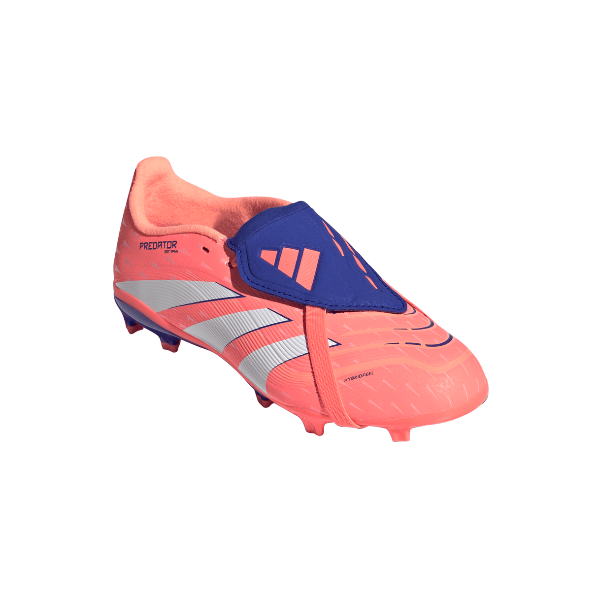 adidas Predator League Fold-Over Tongue FG/MG Youth Soccer Cleats - Orange/White - Best Buy Soccer