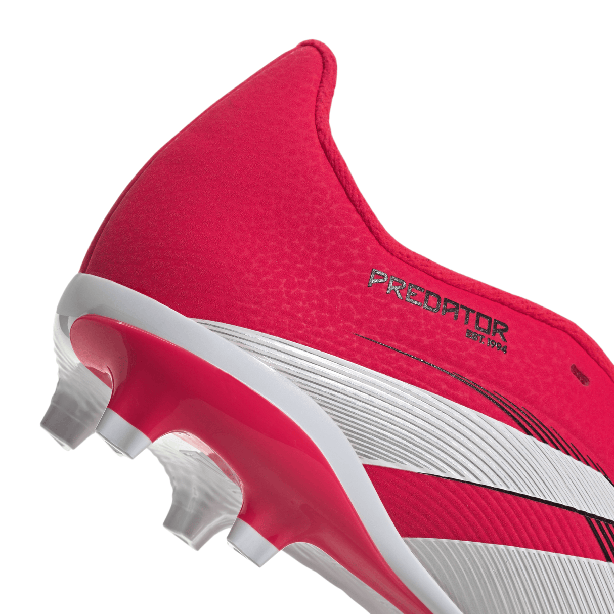 adidas Predator League Fold - Over Tongue Firm Ground Boots Junior Red/White - Best Buy Soccer