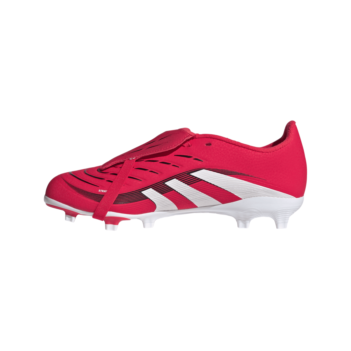 adidas Predator League Fold - Over Tongue Firm Ground Boots Junior Red/White - Best Buy Soccer