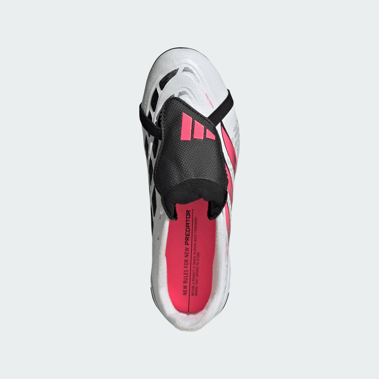 adidas Predator League Fold-Over Tongue Firm Ground Youth Soccer Cleats - White/Black - Best Buy Soccer