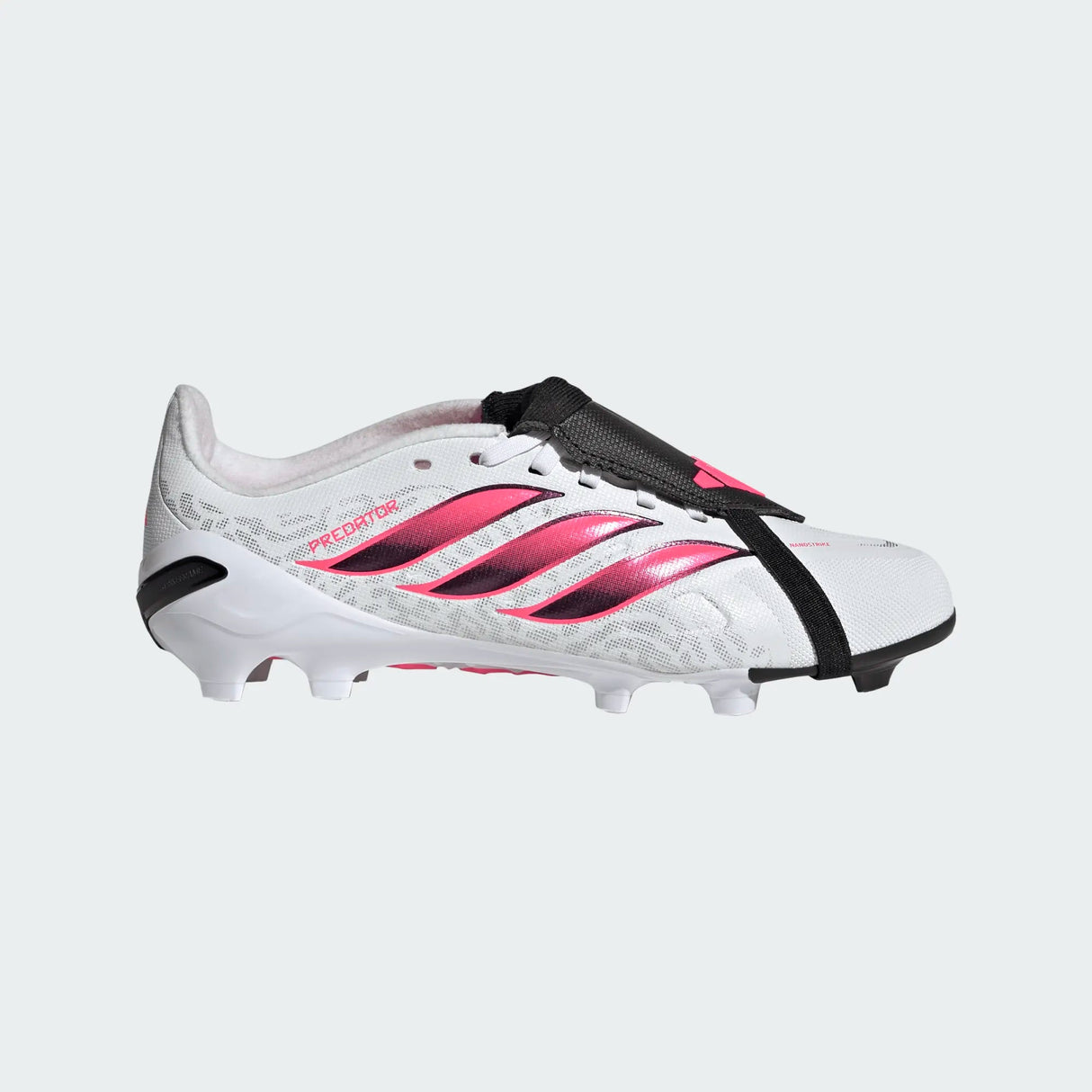 adidas Predator League Fold-Over Tongue Firm Ground Youth Soccer Cleats - White/Black - Best Buy Soccer