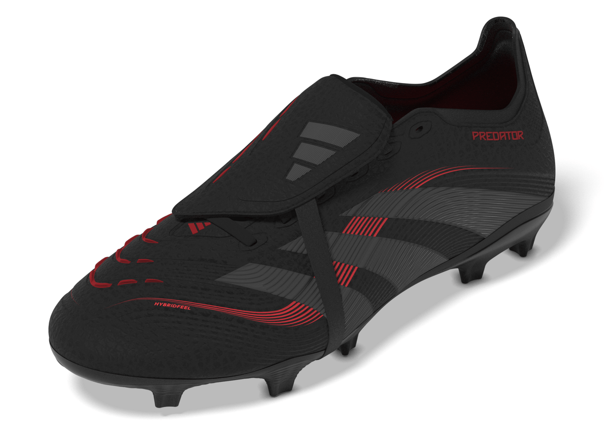 adidas Predator League Fold - Over Tongue Firm/Multi - Ground Boots Black/Red - Best Buy Soccer
