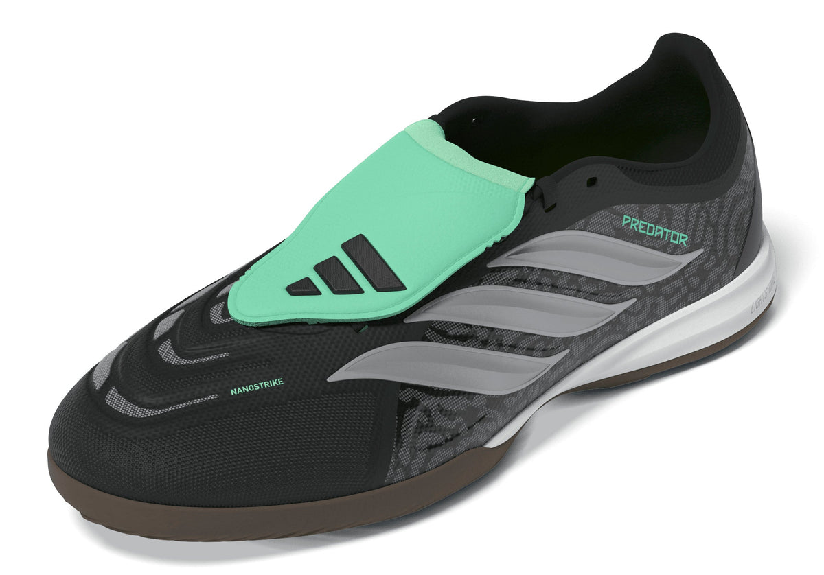 adidas Predator League Fold-Over Tongue IN Indoor Men's Soccer Shoes - Black/Silver/Mint - Best Buy Soccer