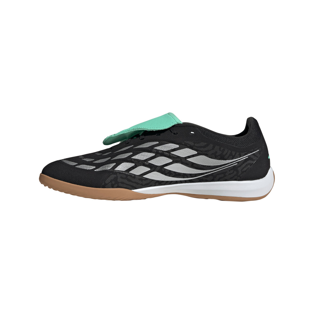 adidas Predator League Fold-Over Tongue IN Indoor Men's Soccer Shoes - Black/Silver/Mint - Best Buy Soccer