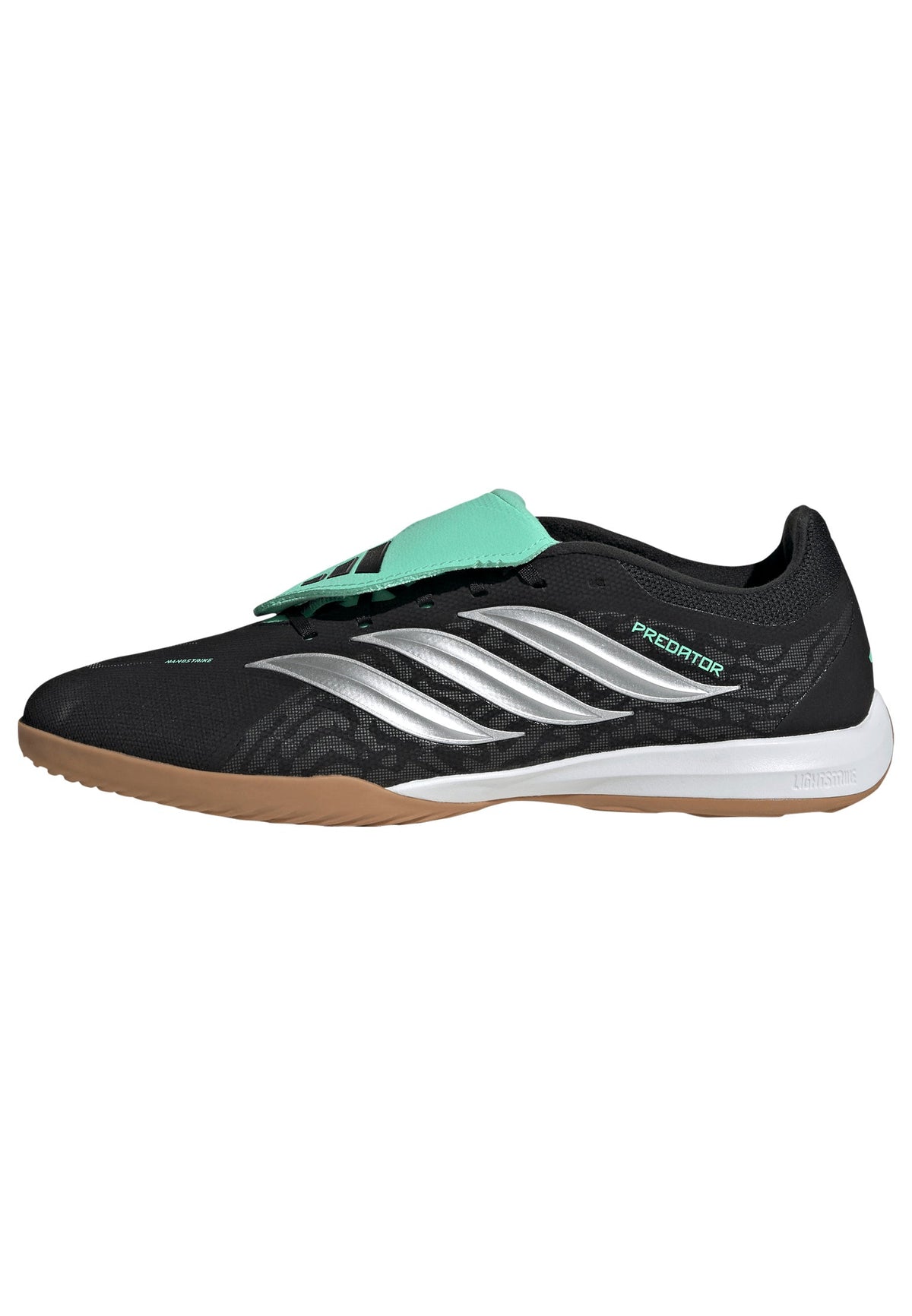 adidas Predator League Fold-Over Tongue IN Indoor Men's Soccer Shoes - Black/Silver/Mint - Best Buy Soccer