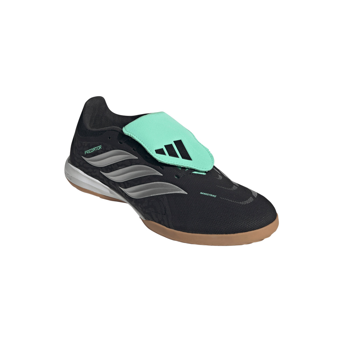adidas Predator League Fold-Over Tongue IN Indoor Men's Soccer Shoes - Black/Silver/Mint - Best Buy Soccer