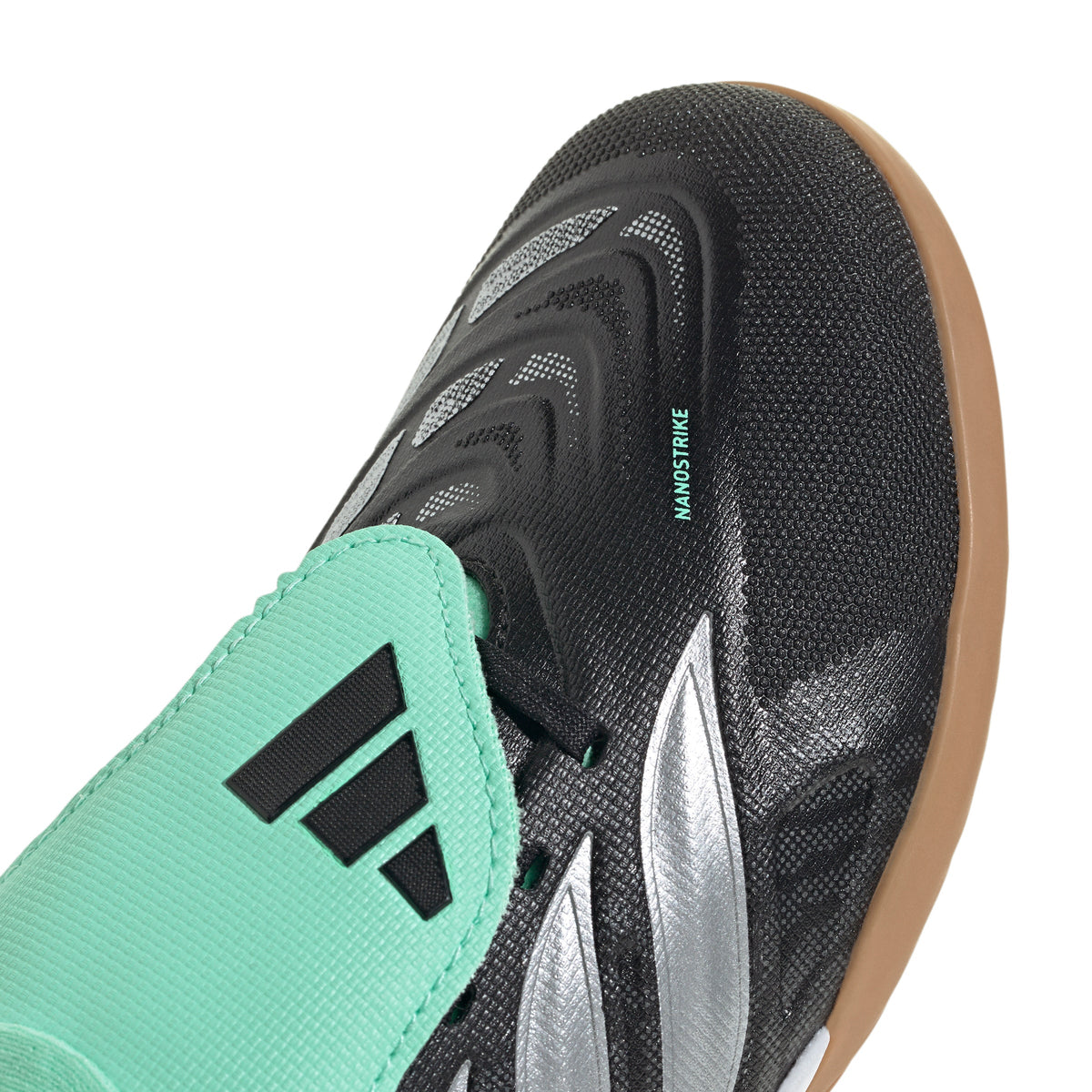 adidas Predator League Fold-Over Tongue IN Indoor Youth Soccer Shoe - Black/Silver - Best Buy Soccer