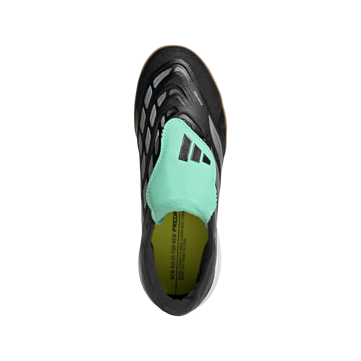 adidas Predator League Fold-Over Tongue IN Indoor Youth Soccer Shoe - Black/Silver - Best Buy Soccer