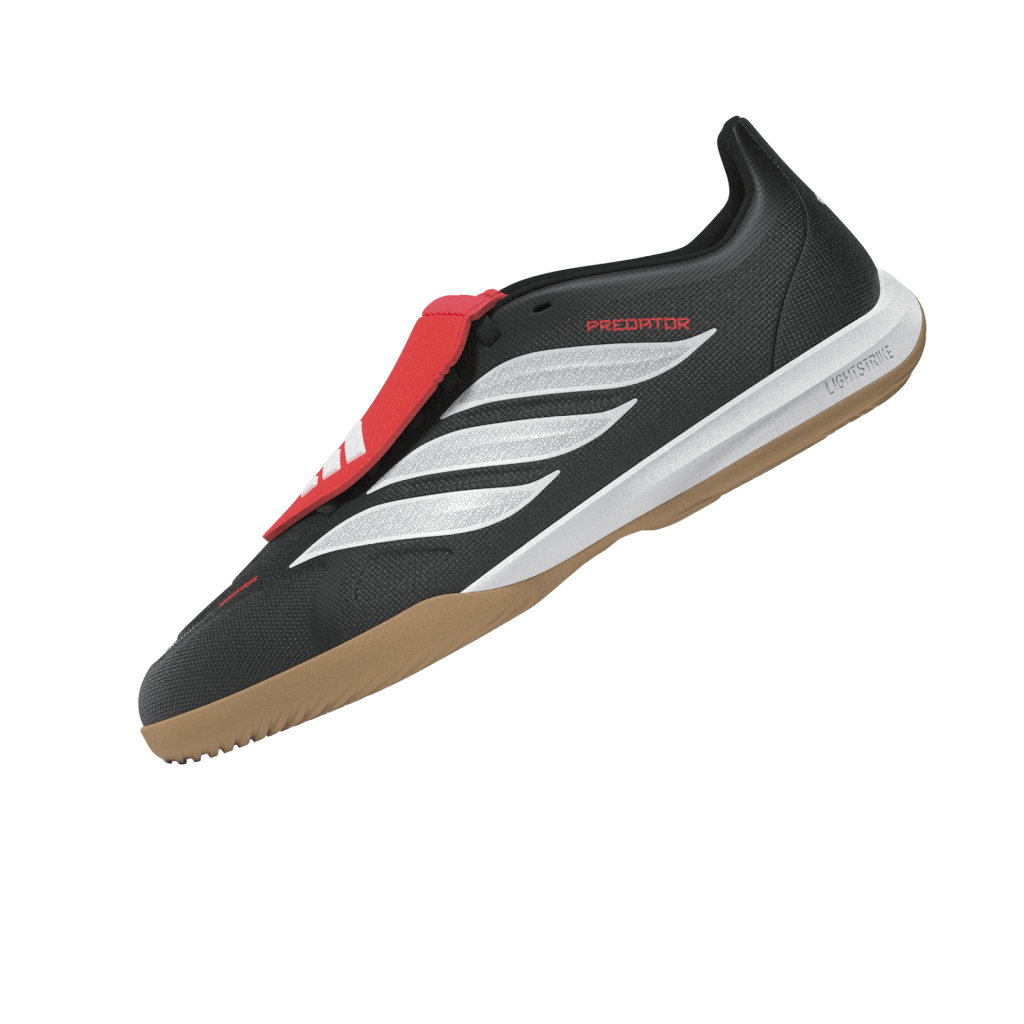 adidas Predator League Fold-Over Tongue IN Indoor Youth Soccer Shoes - Black/White - Best Buy Soccer
