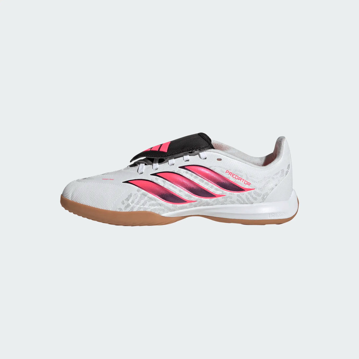 adidas Predator League Fold-Over Tongue Indoor Youth Soccer Shoes - White/Black - Best Buy Soccer
