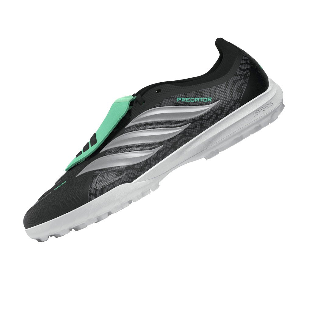 adidas Predator League Fold-Over Tongue TF Turf Men's Soccer Cleats - Black/Silver/Mint - Best Buy Soccer