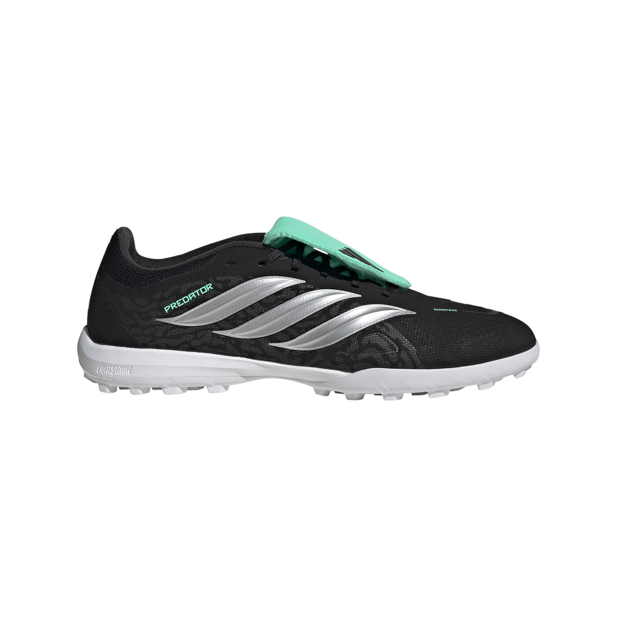 adidas Predator League Fold-Over Tongue TF Turf Men's Soccer Cleats - Black/Silver/Mint - Best Buy Soccer