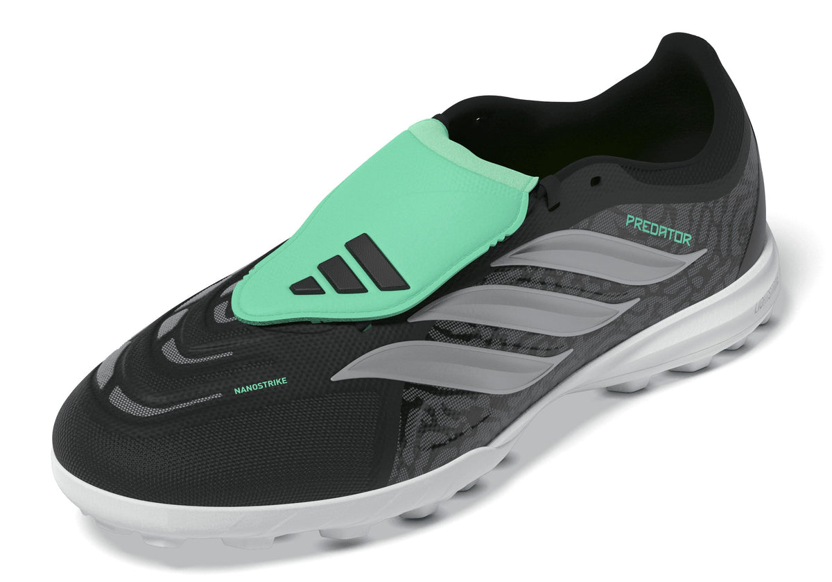adidas Predator League Fold-Over Tongue TF Turf Men's Soccer Cleats - Black/Silver/Mint - Best Buy Soccer