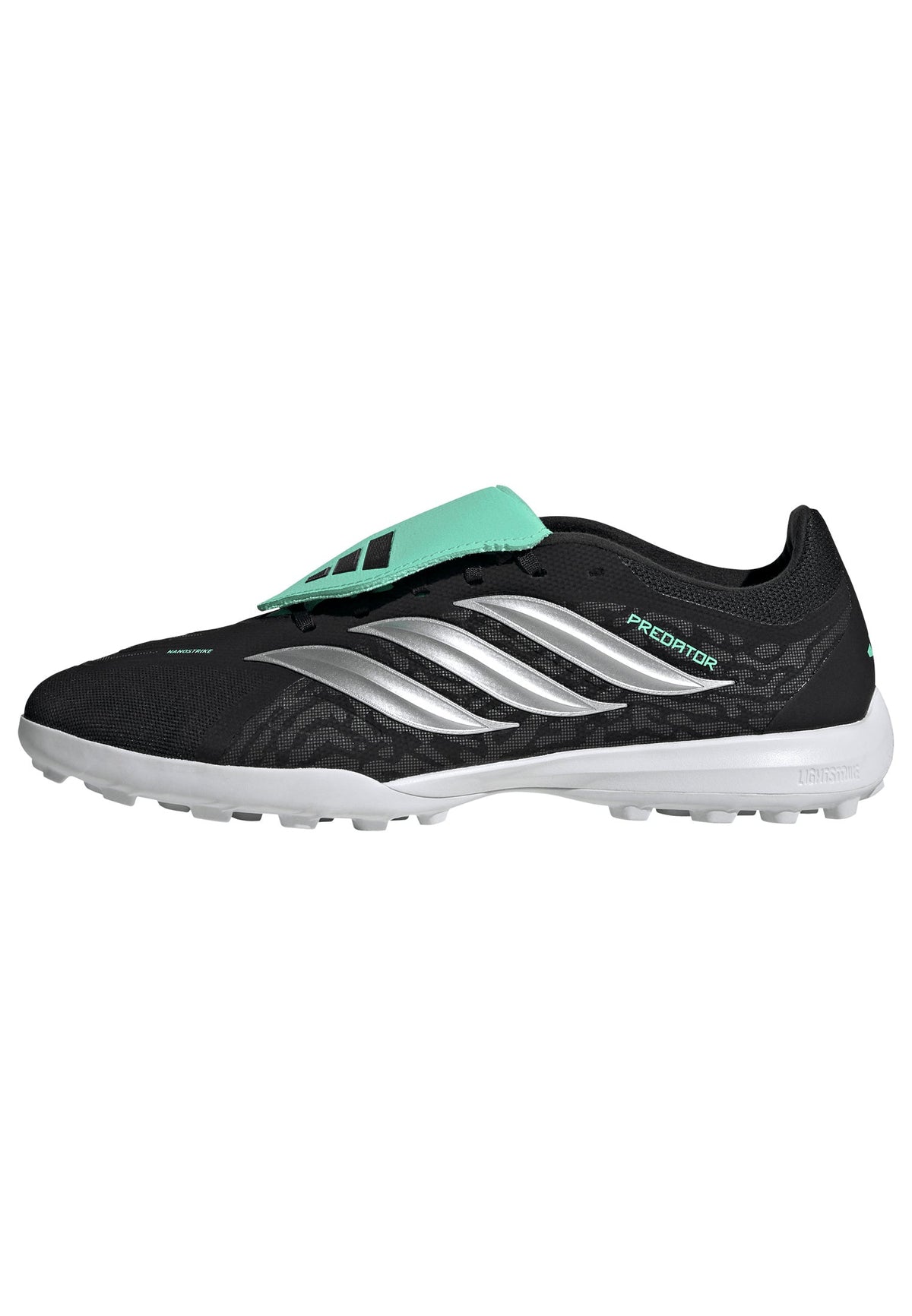 adidas Predator League Fold-Over Tongue TF Turf Men's Soccer Cleats - Black/Silver/Mint - Best Buy Soccer