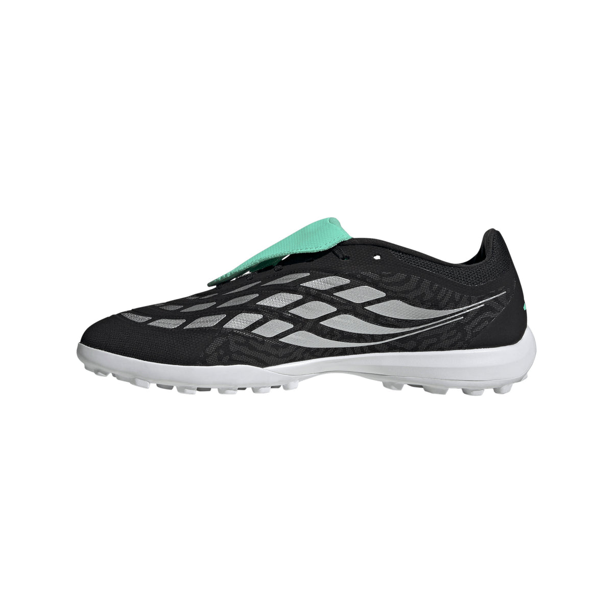 adidas Predator League Fold-Over Tongue TF Turf Men's Soccer Cleats - Black/Silver/Mint - Best Buy Soccer