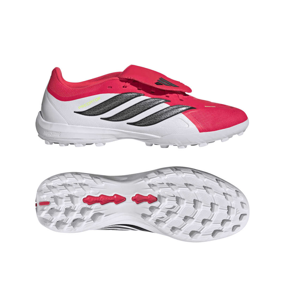 adidas Predator League Fold-Over Tongue TF Turf Men's Soccer Cleats - Red/Black/White - Best Buy Soccer