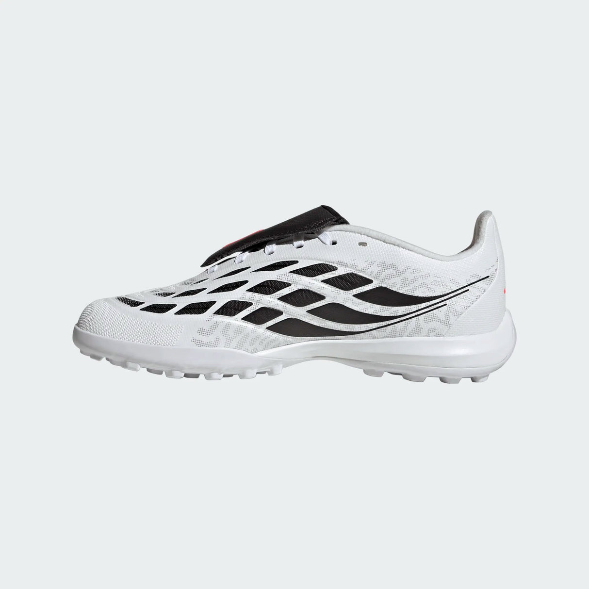 adidas Predator League Fold- Over Tongue Turf Youth Soccer Cleats - White/Black - Best Buy Soccer