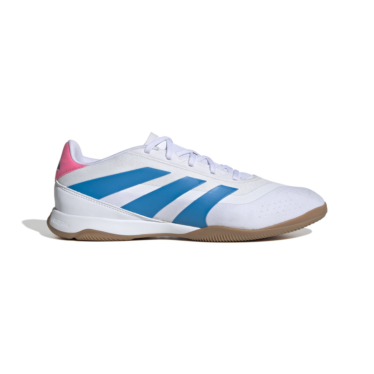 adidas Predator League in Indoor Shoes White/Solar Blue/Solar Pink / 10