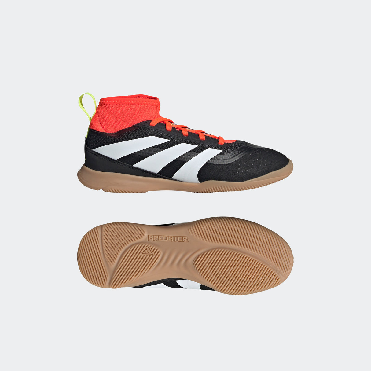 adidas Predator League IN Junior Indoor Soccer Shoes - Core Black/White/Solar Red - Best Buy Soccer