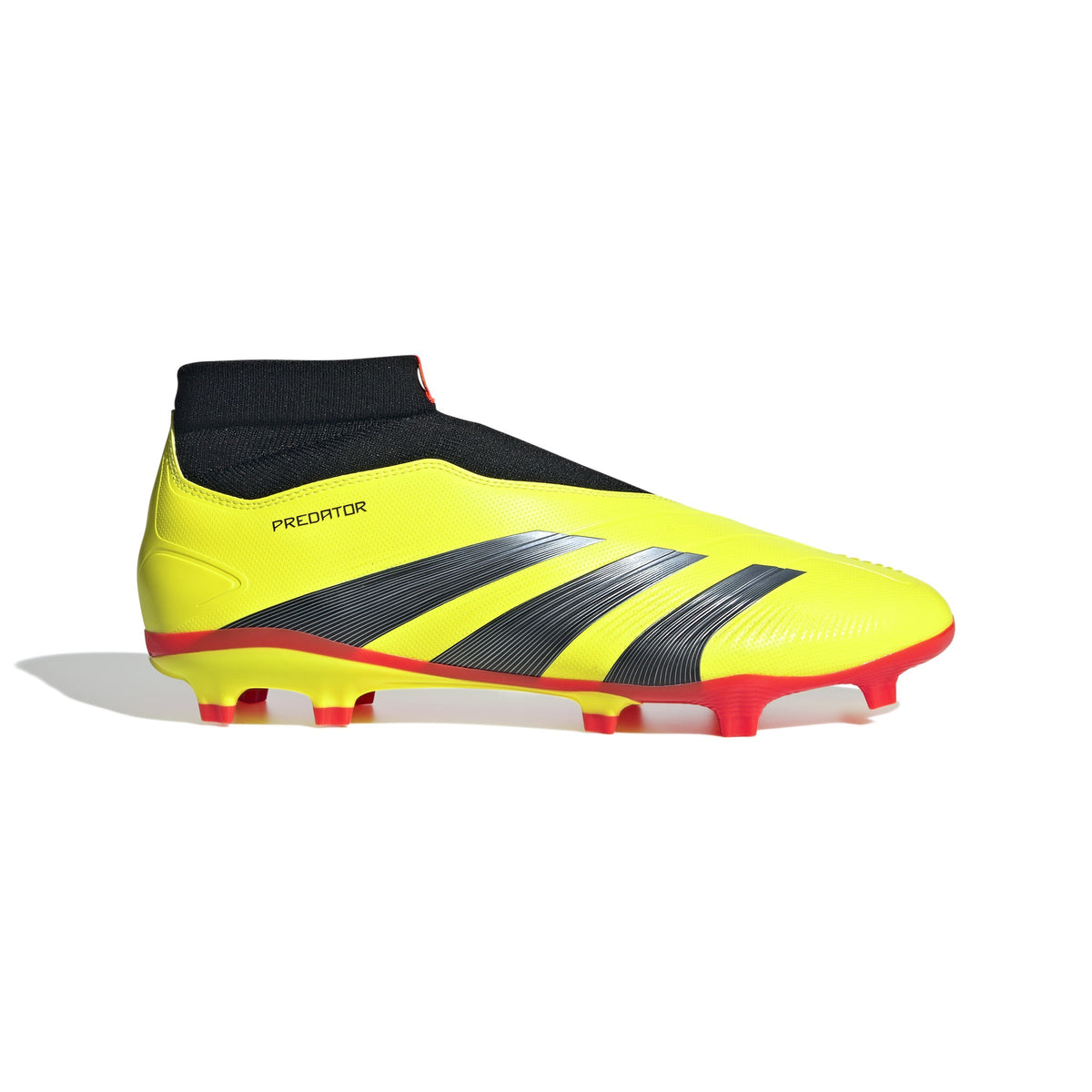 adidas Predator League Laceless FG Firm Ground Soccer Cleats, Team Solar Yellow/Core Black / 10.5