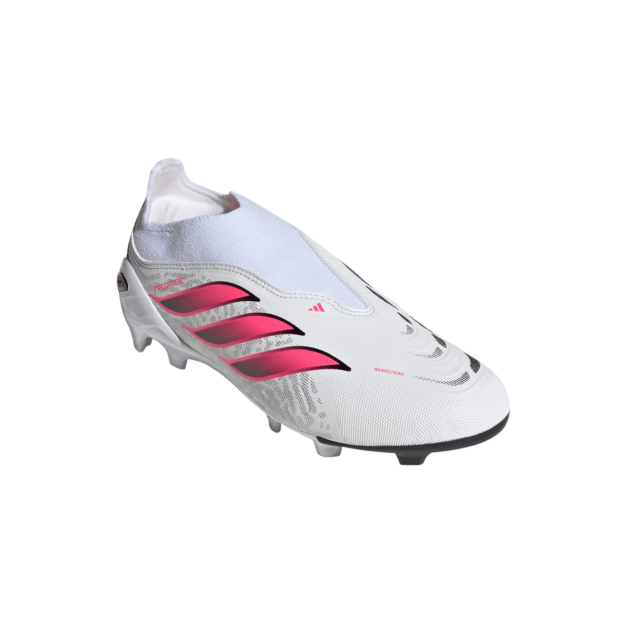 adidas Predator League Laceless Firm Ground Youth Soccer Cleats - White/Black - Best Buy Soccer