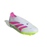 adidas Predator League Laceless Firm/Multi - Ground Boots White/Pink - Best Buy Soccer
