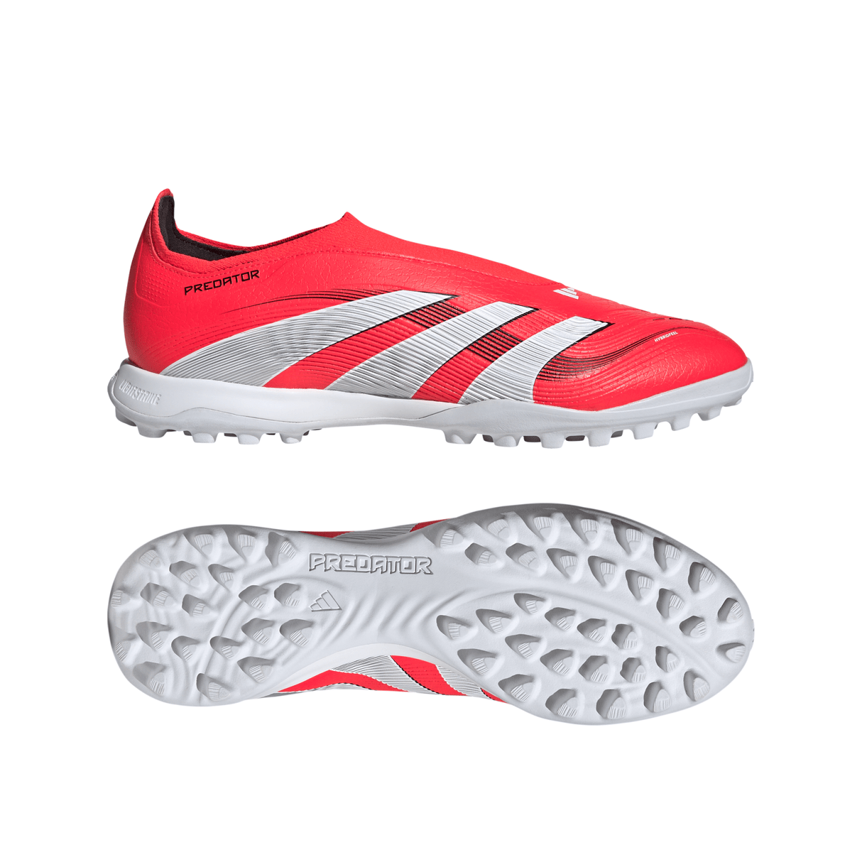 adidas Predator League Laceless Turf Boots Red/White - Best Buy Soccer