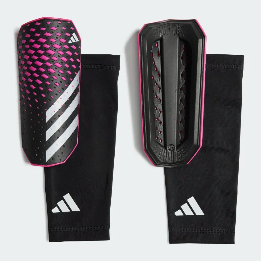 adidas Predator League Shin Guards Black/White/Pink - Best Buy Soccer