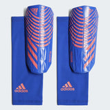 adidas Predator League Shin Guards Blue/Turbo/White - Best Buy Soccer