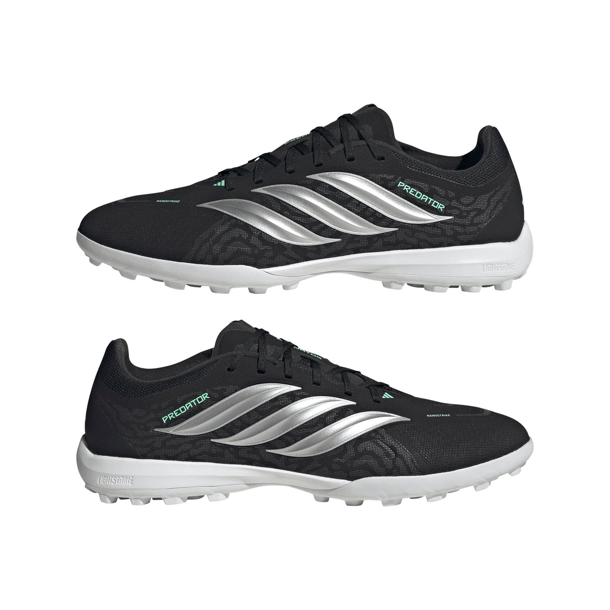 adidas Predator League TF Turf Men's Soccer Cleats - Black/Silver/Mint - Best Buy Soccer