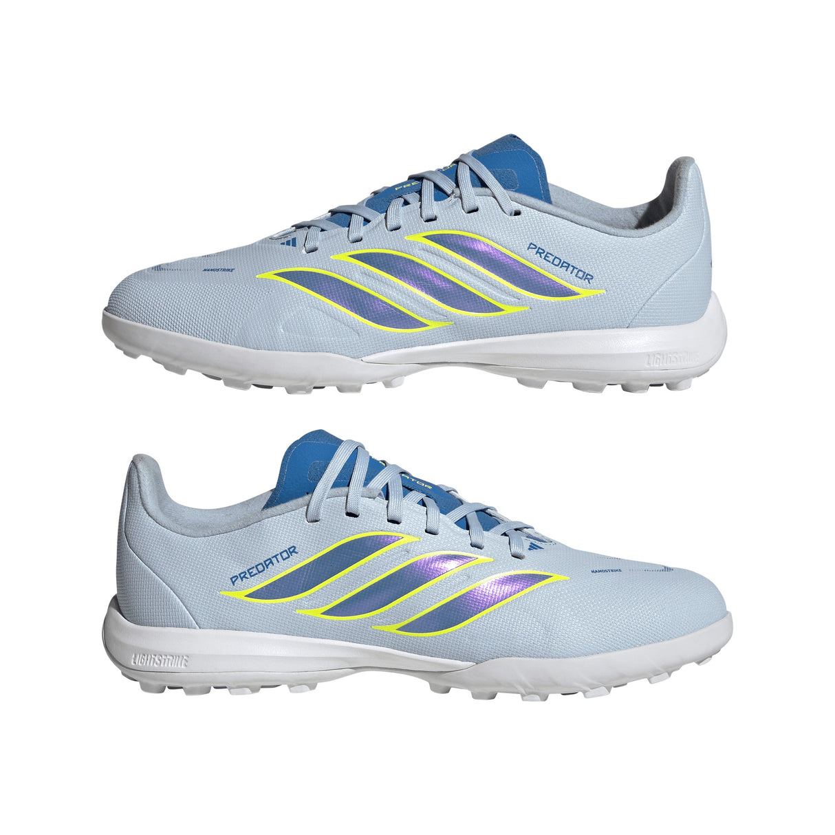 adidas Predator League TF Turf Youth Soccer Cleats - Sky/Blue/Yellow - Best Buy Soccer