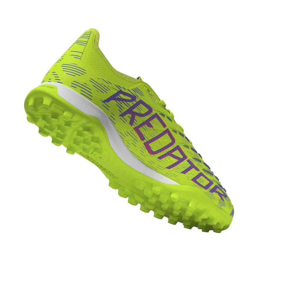 adidas Predator League Turf Boots Lemon/Blue - Best Buy Soccer
