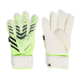 adidas Predator Match Fingersave Goalkeeper Gloves - Lemon/White - Best Buy Soccer