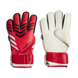 adidas Predator Match Fingersave Goalkeeper Gloves Red/Black - Best Buy Soccer