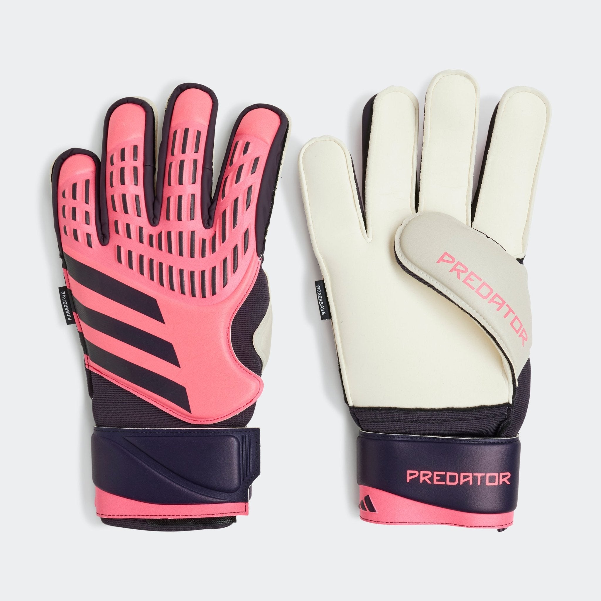 adidas Predator Match Fingersave Goalkeeper Gloves Turbo/Black - Best Buy Soccer