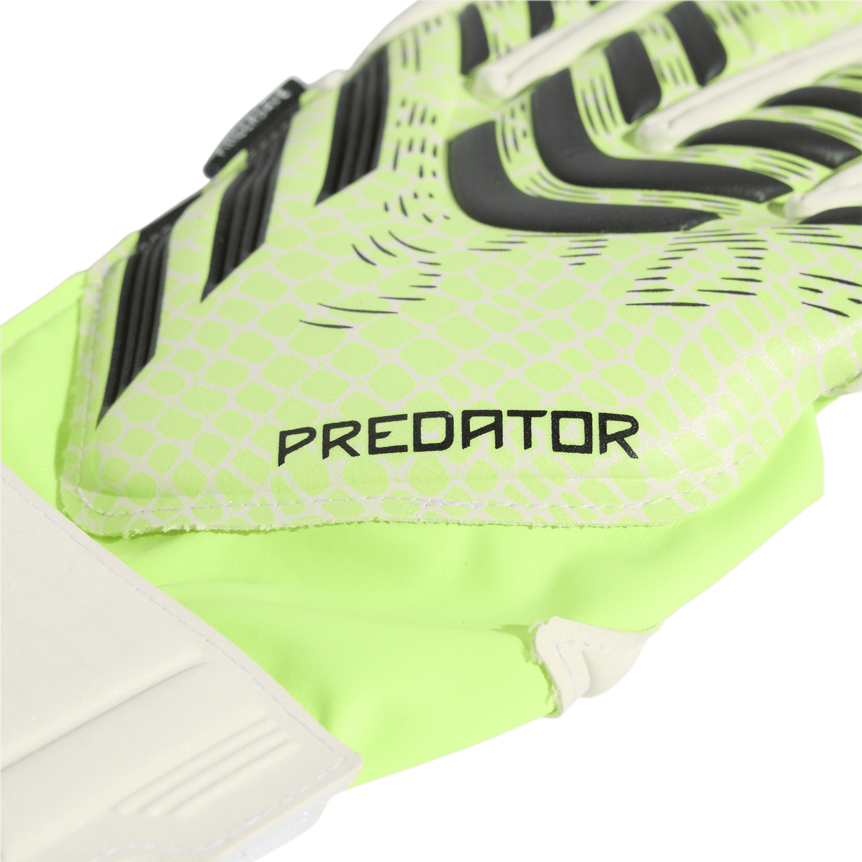 adidas Predator Match Fingersave Goalkeeper Gloves Youth Lemon/White/Black - Best Buy Soccer