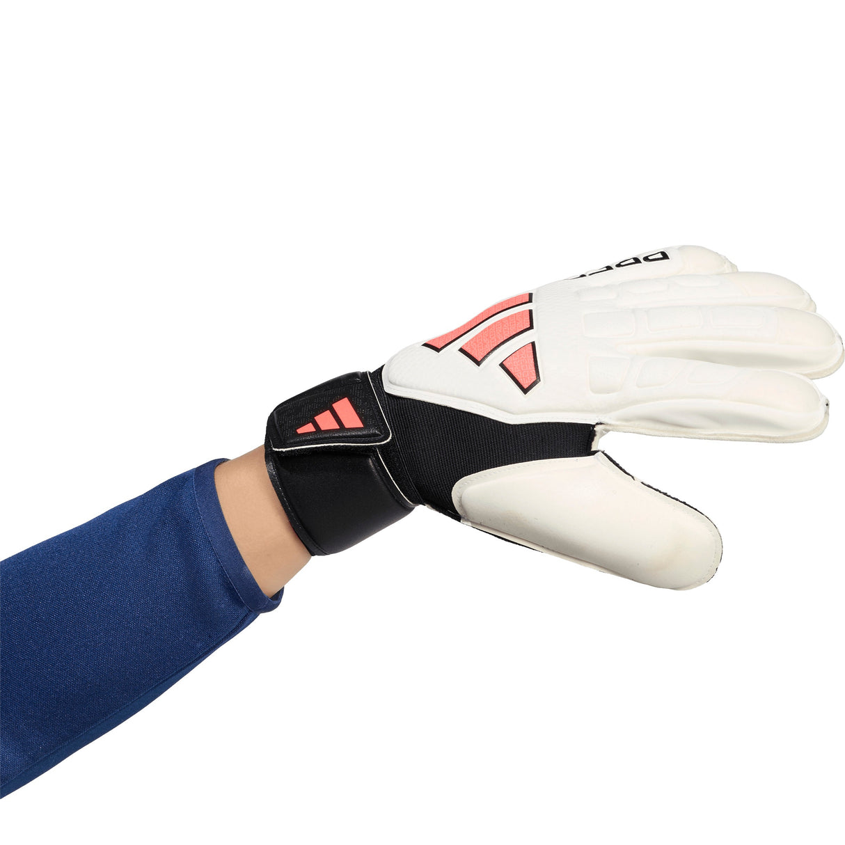 adidas Predator Match Fingersave Goalkeeper Soccer Glove - White/Back - Best Buy Soccer