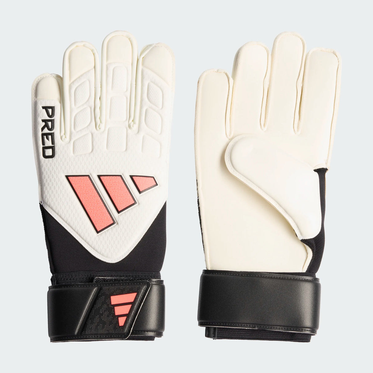 adidas Predator Match Goalkeeper Soccer Gloves - White/Black - Best Buy Soccer